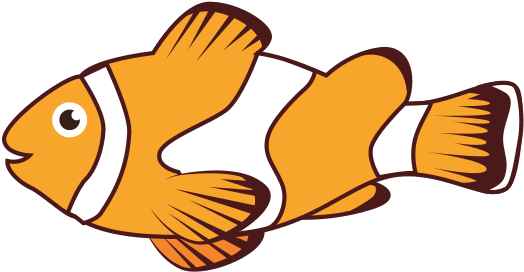 Shark With Clown Fish Royalty Free Cliparts, Vectors, - Shark With Clown Fish Royalty Free Cliparts, Vectors, (550x550)
