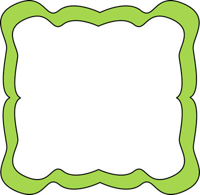 Green Border Frames Clip Art Download - Lime Green Border Clipart (400x390)