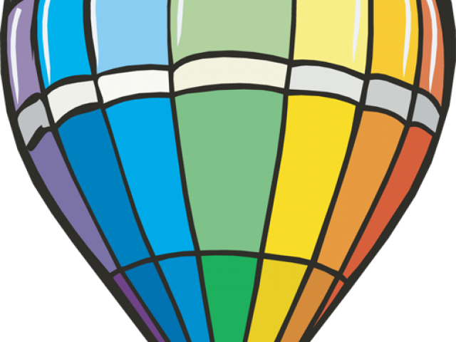 Hot Air Balloon Clipart 4th July - Hot Air Balloon Clipart 4th July (640x480)