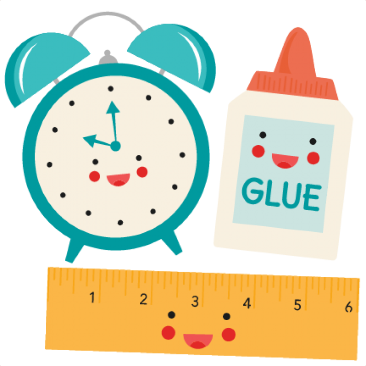 Permalink To Cute School Clipart - Cute School Supplies Clipart (728x728)