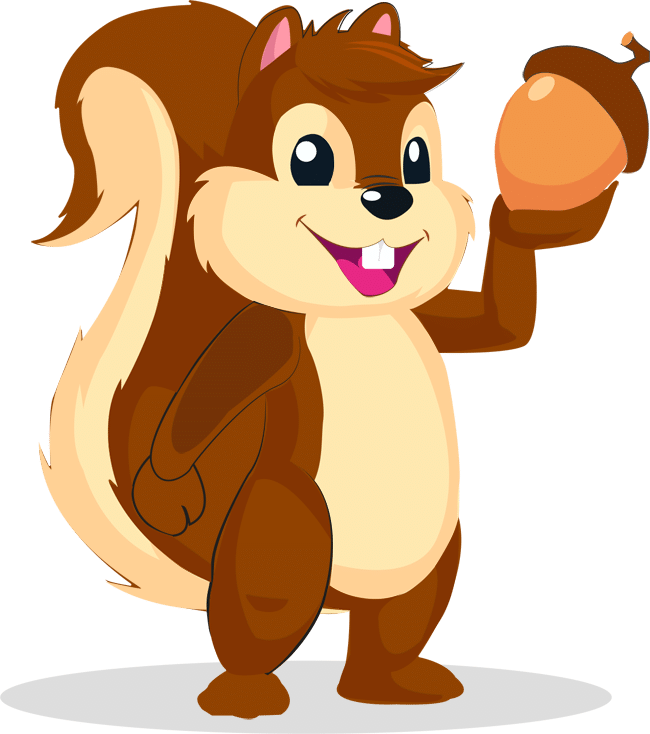 Nut Birali - Ground Squirrel Cartoon Transparent (650x734)