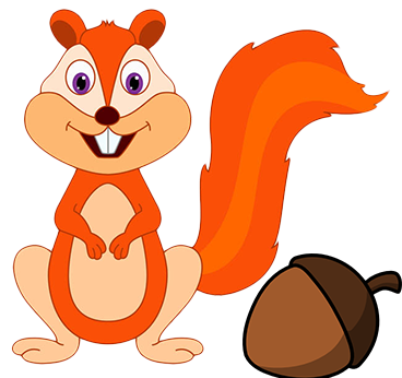 Play On Mobile - Cartoon Acorn (368x346)