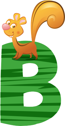 B Wood Wall Adhesive Letter - Child (700x700)