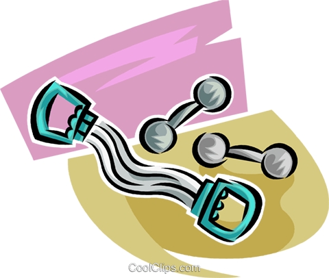 Exercise Equipment Royalty Free Vector Clip Art Illustration - Bild (480x406)