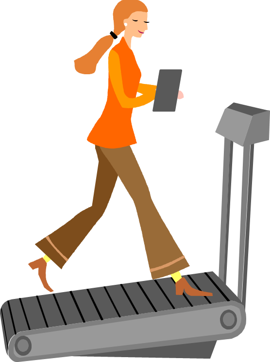 And Instead Of Just Sitting, I Thought I Would Put - Woman Shopping Clipart (556x746)