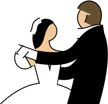 Wedding Invitation Bridegroom Marriage - Wedding Symbol (365x340)