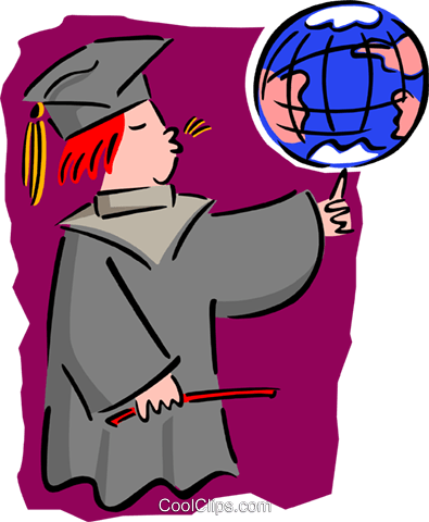 Education/graduation Royalty Free Vector Clip Art Illustration - Education/graduation Royalty Free Vector Clip Art Illustration (395x480)