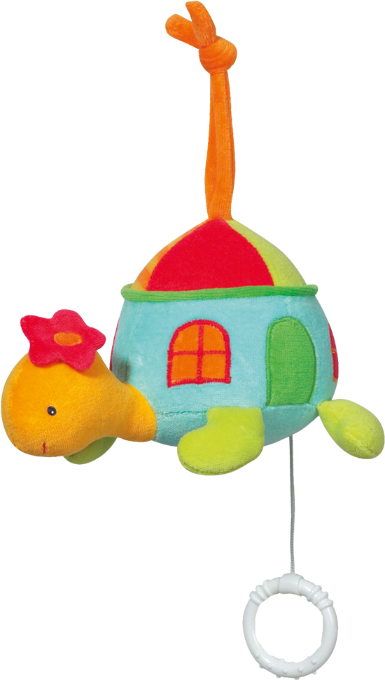 Brevi Soft Musical Toy Turtle - Fehn By Brevi Soft Plush Turtle Music Box (1000x1000)
