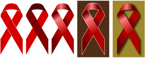 Red Ribbon Awareness Ribbon Paper Blue Ribbon - Awareness Ribbon (481x340)