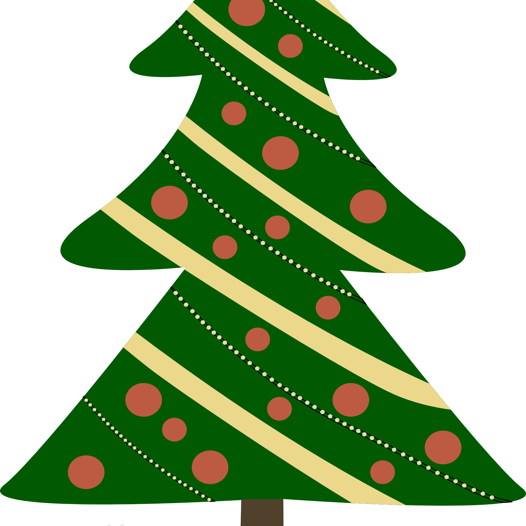 Full Size Of Christmas Tree - Clip Art Of Christmas Tree (1787x1787)