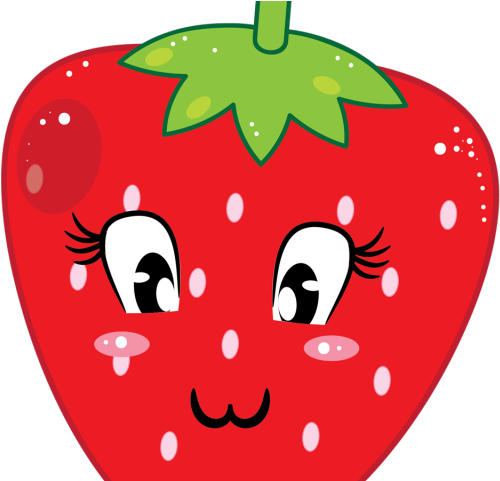 Fruit Clipart Strawberry - Cute Strawberry Clipart Png (640x480)