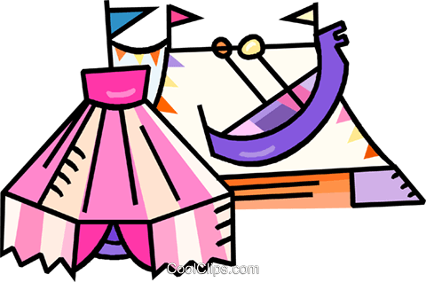 Circus Tent Royalty Free Vector Clip Art Illustration - Tent (480x318)