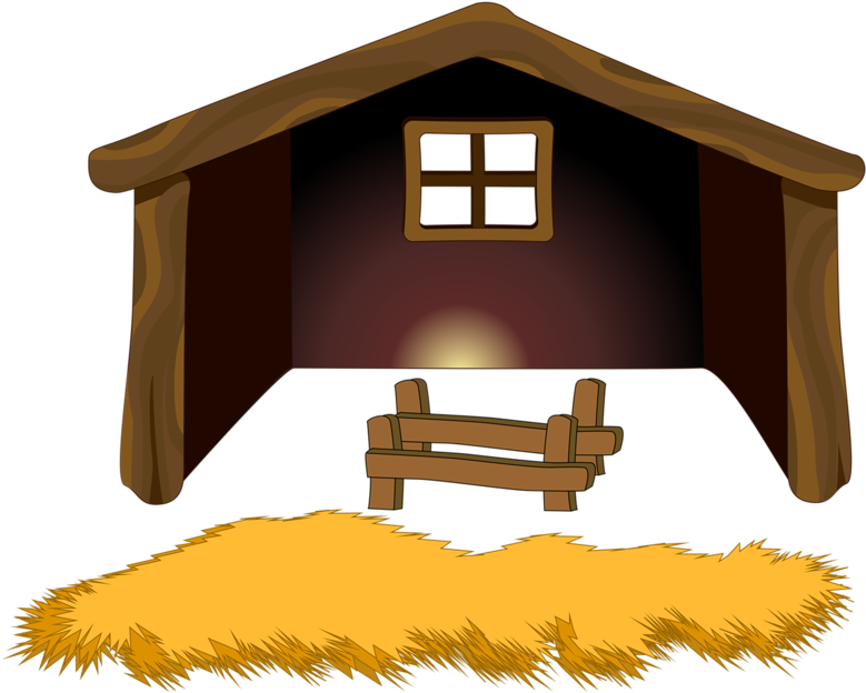 Christmas Nativity Scene Png 11 Png Christmas Nativity - Casa De Paja Png (800x644)