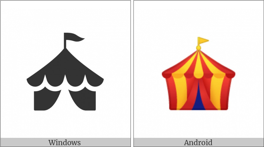 Circus Tent On Various Operating Systems - Clip Art (900x506)