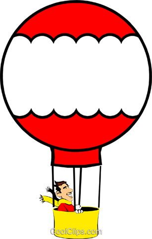 Hot Air Balloons Royalty Free Vector Clip Art Illustration - Residual Income Valuation (307x480)