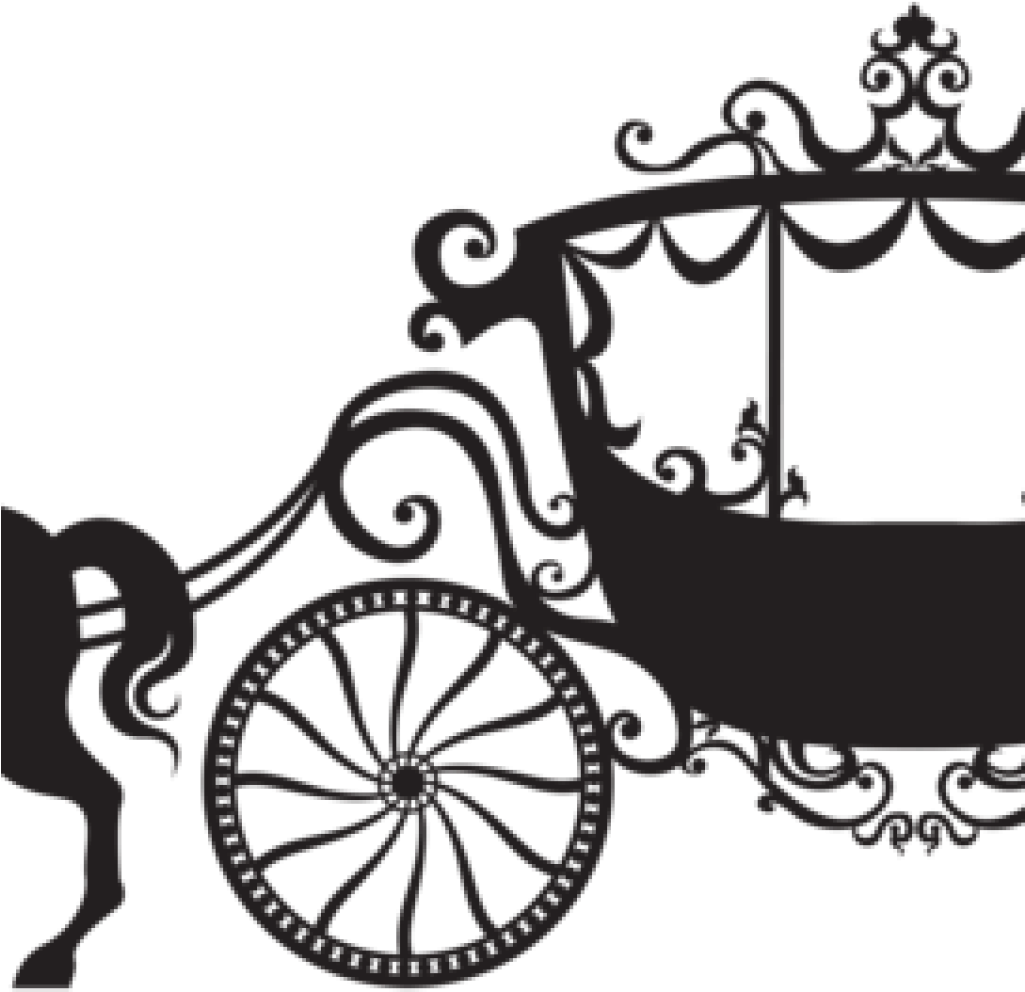 Horse And Carriage Clipart 28 Collection Of Cinderella - Carriage Silhouette (1024x1024)