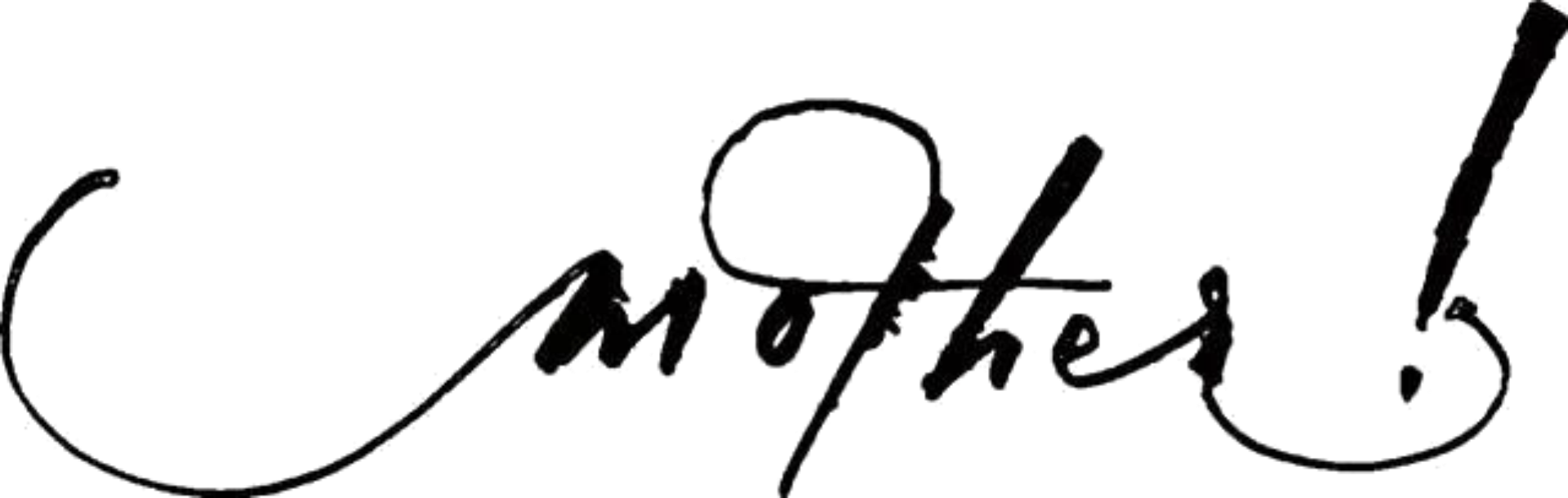 Mother Movie Horizontal Black Logo - Mother Film Logo (1920x610)