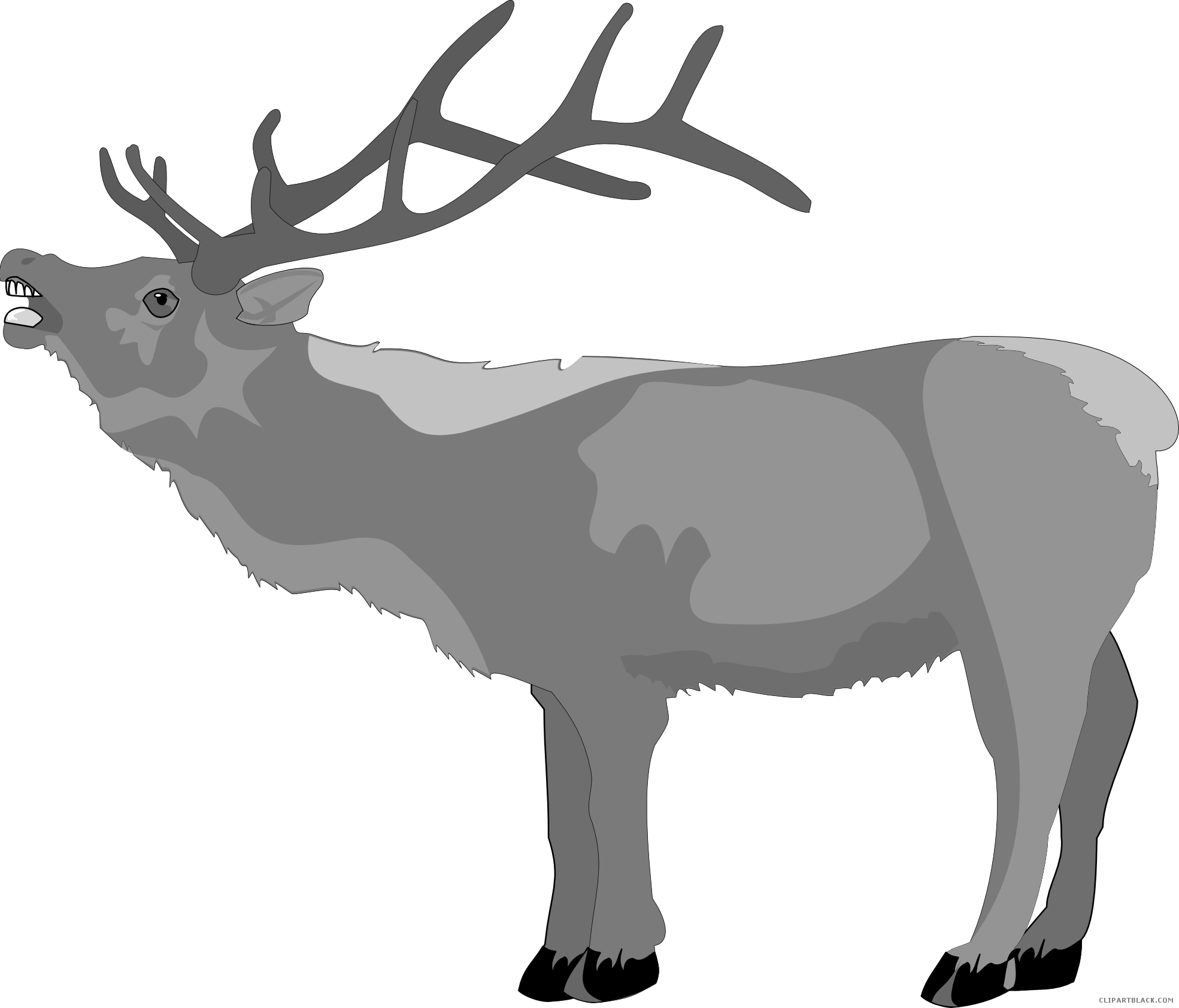 Reindeer Clipart To Printable To - Clip Art (1969x1683)