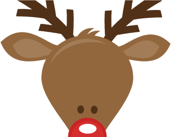 Reindeer Clipart Transparent Background - Rudolph The Red Nosed Reindeer Svg (640x480)