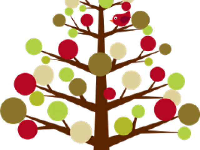 Reindeer Clipart Modern - Christmas Clip Art Modern (640x480)