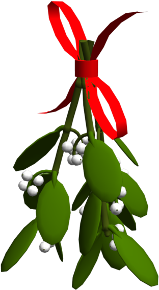 [mmd] Mistletoe Accessory By Wampa842 Mistletoe, Sarcasm, - Mmd Christmas Accessories (1032x774)
