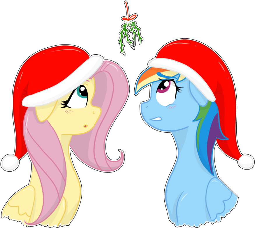 Missitofu, Christmas, Female, Flutterdash, Fluttershy, - Fluttershy (900x823)
