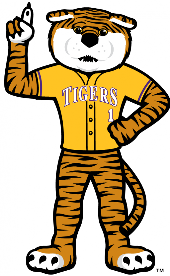 Lsu Tigers Iron Ons - Lsu Tiger Mascot Png (750x930)