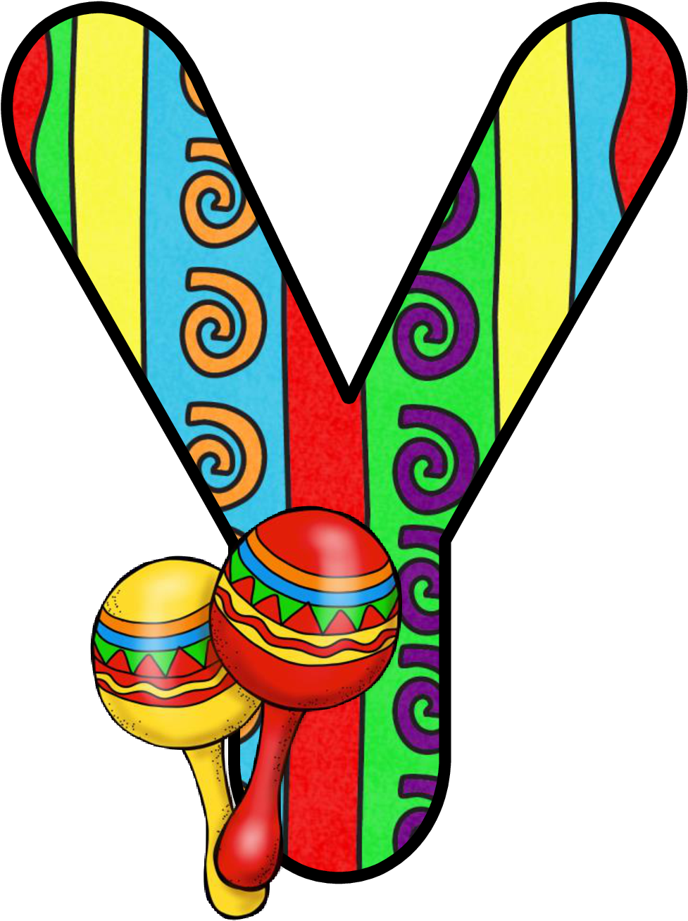 Ch B *✿* Alfabeto May 5 Th De Kid Sparkz - Letra I May 5 De Kid Sparkz Clipart (1065x1380)