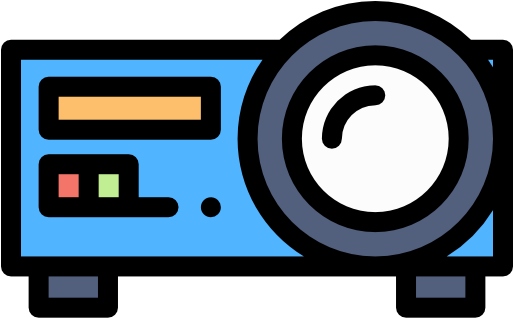 Video Projector Free Icon - Video Projector (512x512)