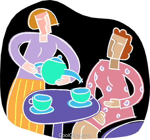 Chalkboard Style, Tea Party Royalty Free Vector Clip - Etiquette (480x447)