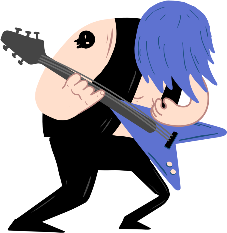 Everyone Has An Inner Rockstar Inside Them Waiting - Cartoon (1920x1080)