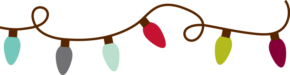 Diy By Danielle - Free Christmas Lights Svg (960x250)