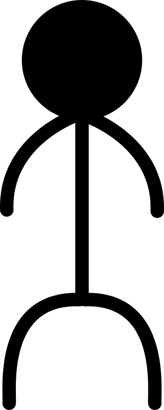 Figure Clipart - Stickman With No Background (320x800)