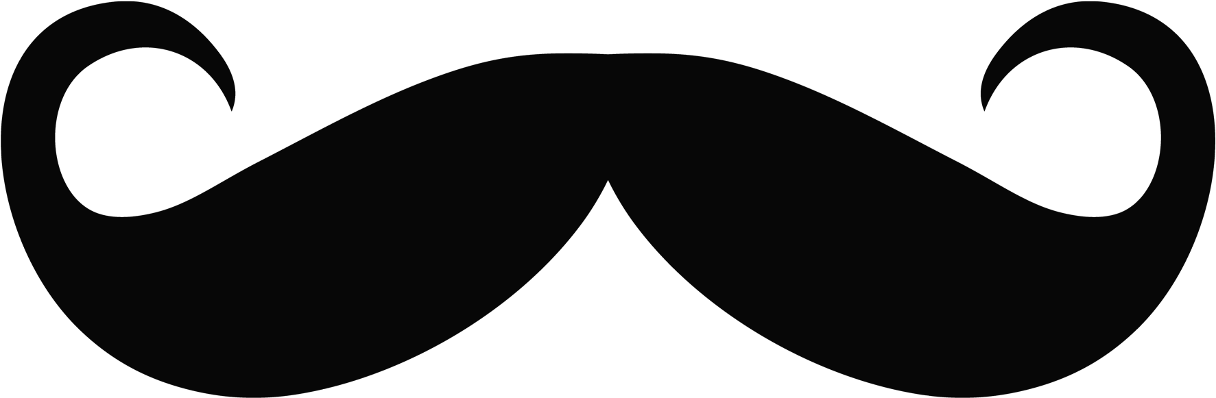 Clip Art Images - Moustache Png (2000x1021)