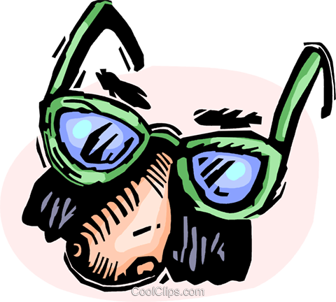 Glasses With A Fake Nose And Mustache Royalty Free - Glasses With A Fake Nose And Mustache Royalty Free (480x432)