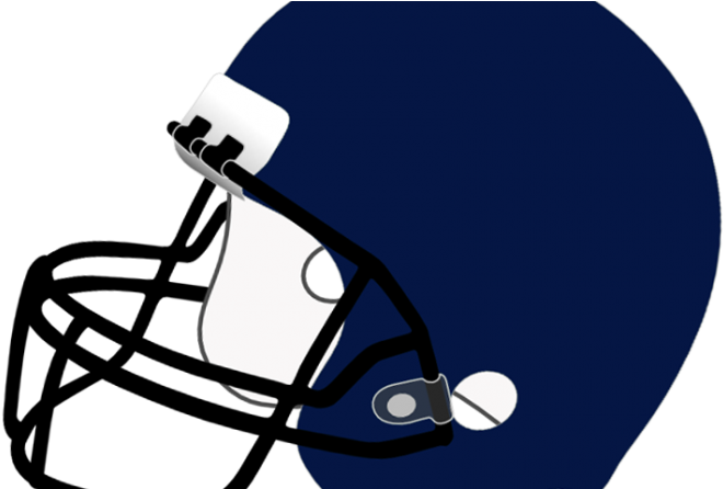Football Helmet Clip Art Transparent Background Blue - American Football Usa Drawstring Bag (800x445)