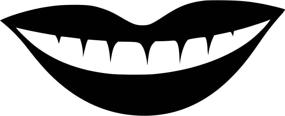 Teeth Nurse Hospital Svg Png Icon Free - Smile With Teeth Icon (980x400)
