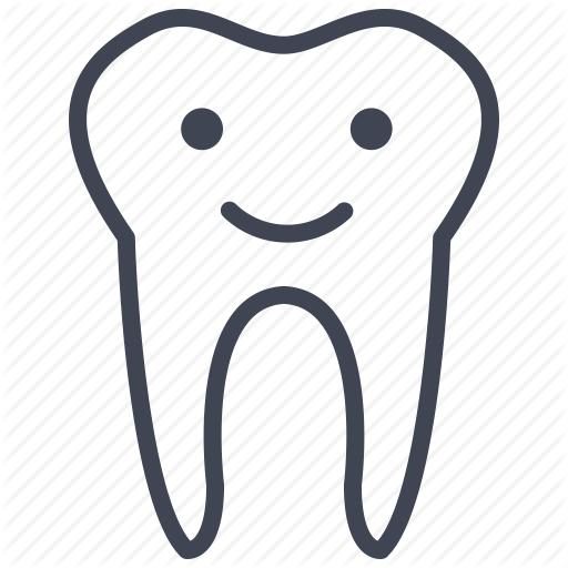 Download Plano Odontologico Odontoprev Clipart Tooth - Tooth With Smiley Face (512x512)