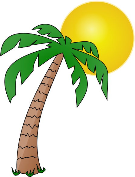 Home - Palm Clipart (446x586)