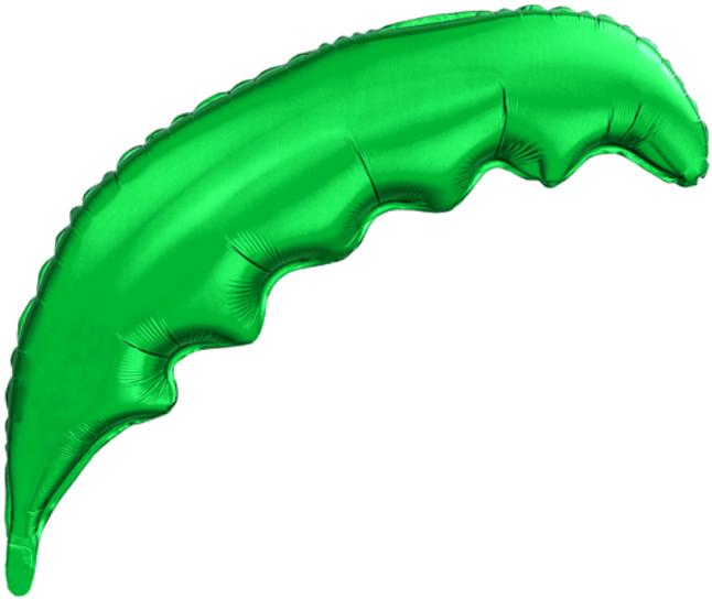 Palm Frond, Emerald Green - Globos Hojas De Palmera (650x650)