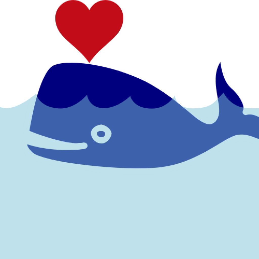 Whale Clipart Free Sperm Whale Clipart At Getdrawings - Teacher To Student Valentine Cards (1024x1024)