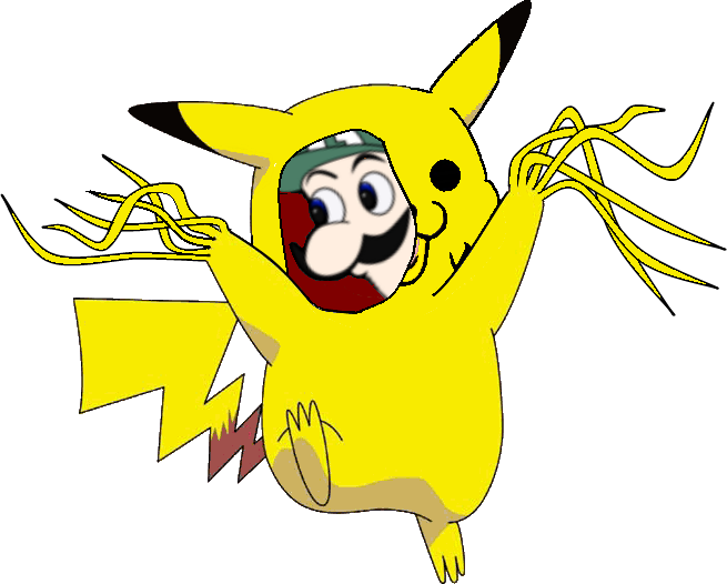 My Pokémon Ranch Pikachu Ash Ketchum Yellow Cartoon - Pikachu With Lightning Bolts (655x526)