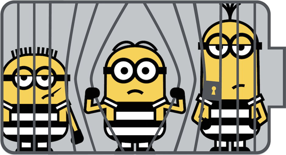 Minions Jail Png (1000x522)