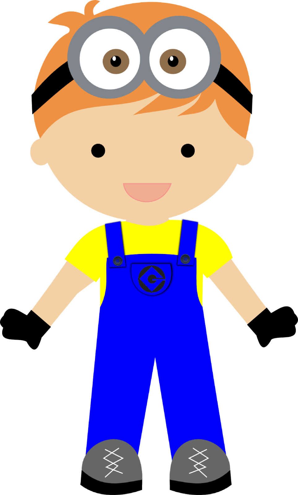 Minion Clipart Png For Kids - Menino Minions Png (963x1600)