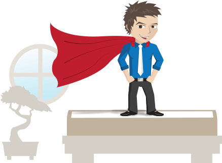 Stay Cool With Amerisleep - Cartoon (445x322)