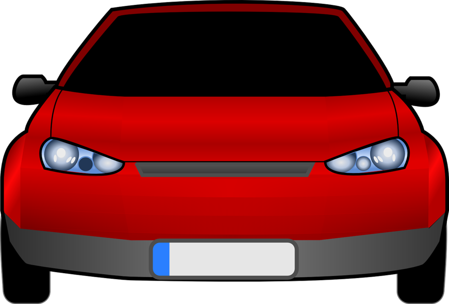 Front Of A Car Clipart Car Headlamp Clip Art - Front Of A Car (900x610)