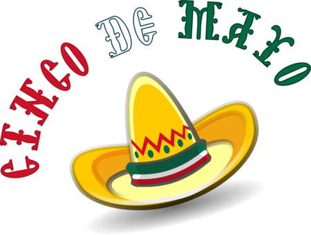 Cinco De Mayo Mexico Calavera Day Of The Dead Party - Cinco De Mayo Clip Art Png (450x340)