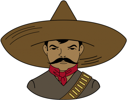 Shoe,revolution,emiliano Revolution November 20,november, - Sombrero De La Revolucion Mexicana (500x386)