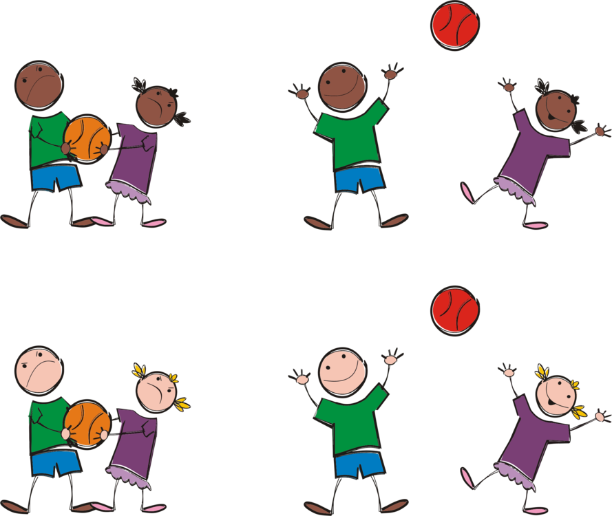 Child Computer Icons Play Download - Kids Playing Sports Png (889x750)