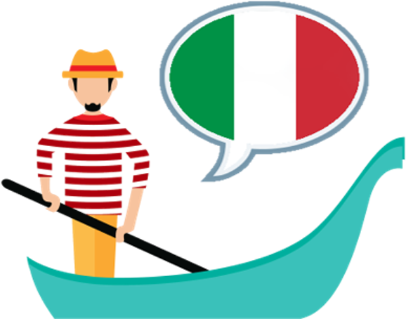 Conversational Italian Workshop - Gondola Venice Clip Art (585x476)